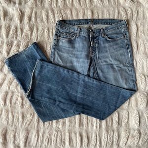 7 For All Mankind Bootcut Mid Rise Med-Light Wash Jeans 30